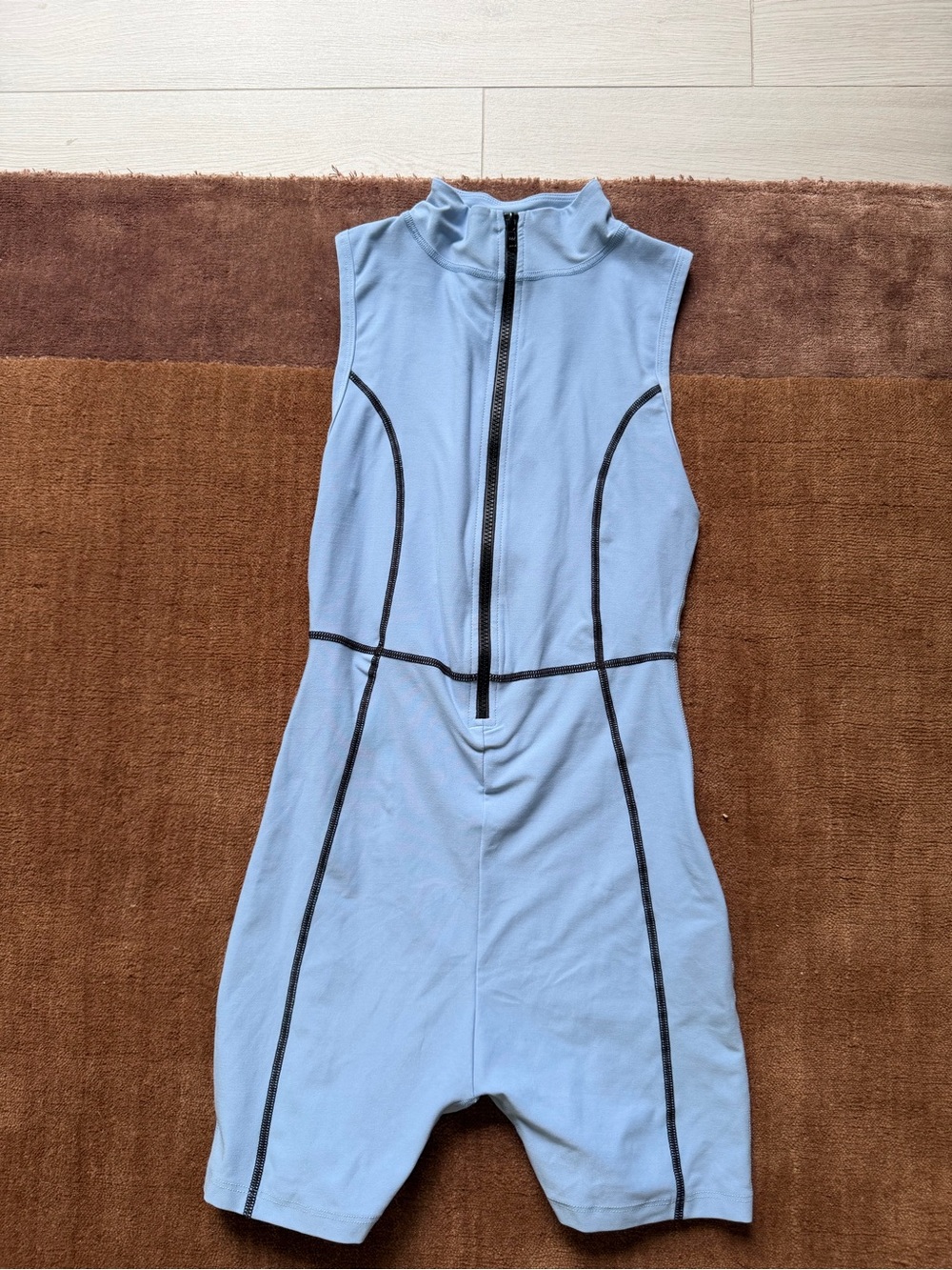 Year of Ours Light Blue Onesie with Front Zip
